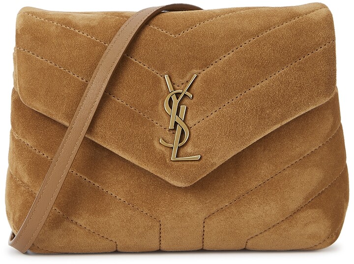 tan suede bag