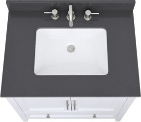 Avanity 25 In. Lotte Radianz Alluring Quartz Top With Rectangular Sink