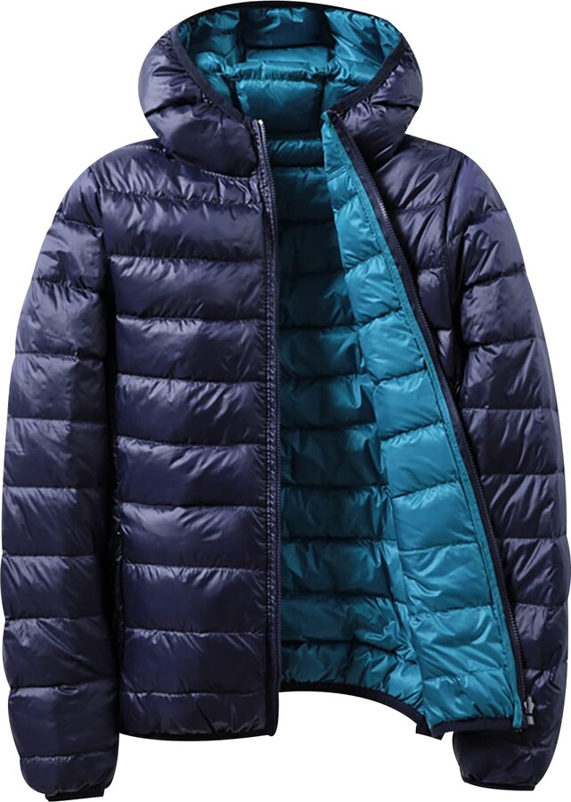 Peuignao DoubleSided Lightweight Down Jacket Women Packable Ladies