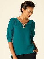 Thumbnail for your product : M&Co Tulip sleeve blouse