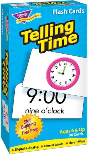 Trend Enterprises® Telling Time Skill Drill Flash Cards