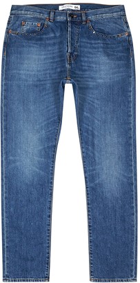 Valentino Rockstud Untitled blue slim-leg jeans - ShopStyle