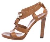 Thumbnail for your product : Gucci Leather Ankle Strap Sandals