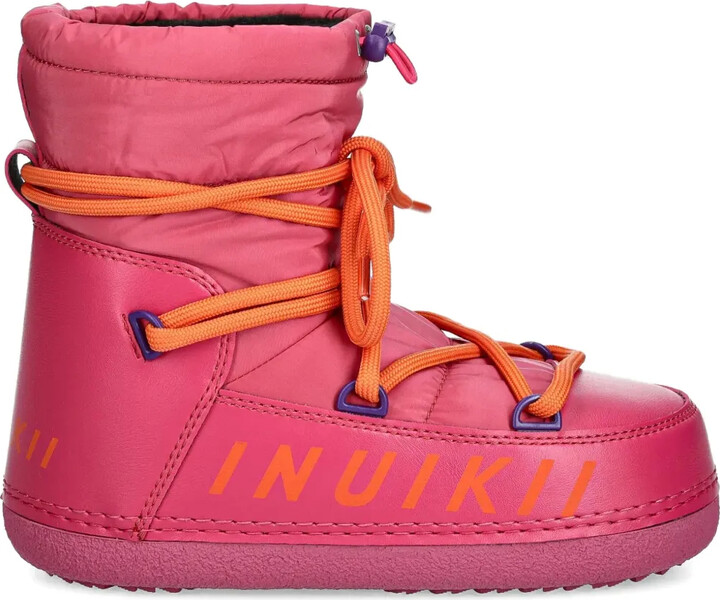 INUIKII Padded Lace-Up Boots