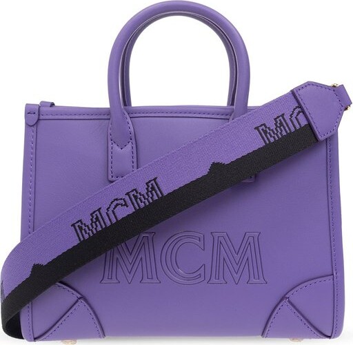 MCM Visetos Essential Boston Bag - ShopStyle