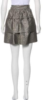 Diane von Furstenberg Ruffled Mini Skirt