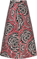 Red Valentino - floral print skirt 