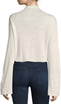 Thumbnail for your product : IRO Alety Lace-Up Long-Sleeve Top, Ivory