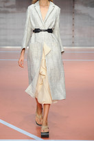 Thumbnail for your product : Marni Ruffled cotton and silk-blend gauze skirt