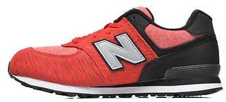 New Balance Kids's KL574 J Low rise Trainers in Red