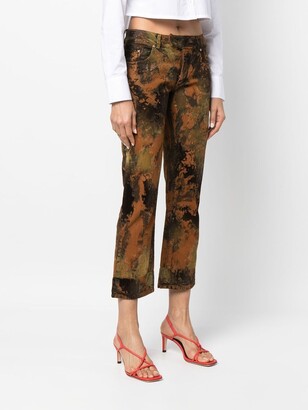 Jean Paul Gaultier Pre-Owned 2000s Camouflage Cropped Trousers