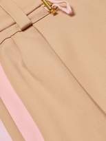 Thumbnail for your product : Peter Pilotto Satin-Trimmed Cropped Wool Trousers