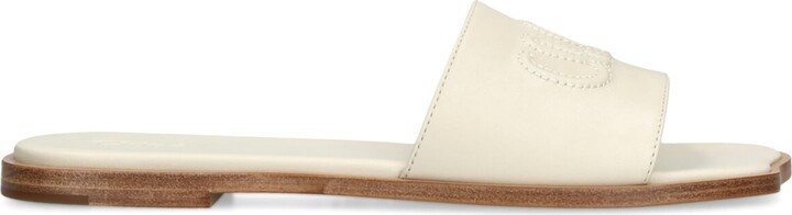 Chloé Leather Soleil Slides