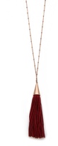 Thumbnail for your product : Eddie Borgo Small Silk Tassel Pendant Necklace