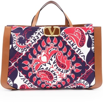 VALENTINO Women's Shopping bag VBS6IQ07_BLU Big Size