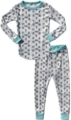 Rowdy Sprout Infant Dancing Bears Thermal PJ Set