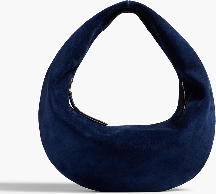 Medium Olivia Hobo in Midnight Suede