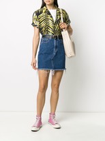 Thumbnail for your product : Levi's Deconstructed high-rise denim skirt