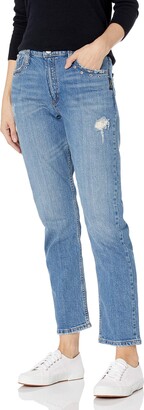 Silver Jeans Co. Women's Plus Size Frisco High Rise Straight Leg Jeans