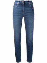 High-Rise Straight-Fit Jeans 