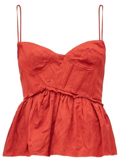 brock collection red dress