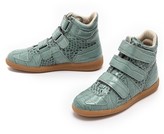Thumbnail for your product : Maison Martin Margiela 7812 Maison Martin Margiela Croc Embossed Leather Sneakers