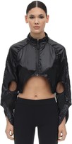 Thumbnail for your product : A-Cold-Wall* Cut Out Nylon Cropped Jacket