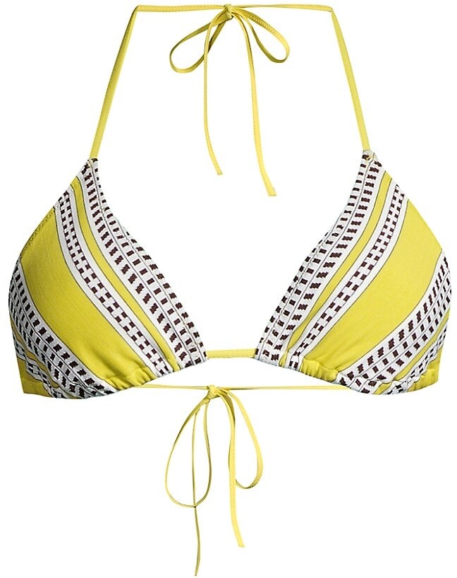 Lemlem Amira Triangle Bikini Top - ShopStyle Two Piece Swimsuits