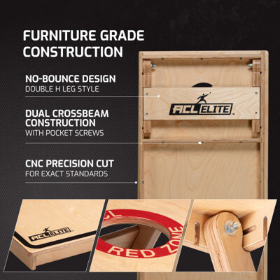 American Cornhole League ELITE 2x4 Cornhole Board Set