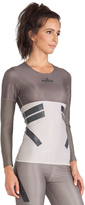 Thumbnail for your product : adidas by Stella McCartney 3/4 Sleeve Techfit Running Tee