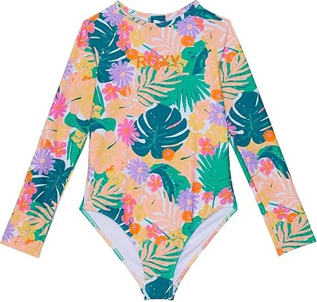 Roxy Kids Paradisiac Island One-Piece Swimsuit (Toddler/Little Kids/Big ...
