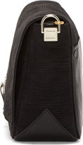 Thumbnail for your product : Proenza Schouler Black Laser-Cut Leather Small Courier Bag