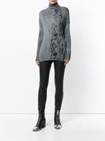 Thumbnail for your product : Avant Toi printed roll-neck jumper