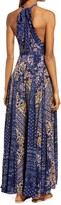 Thumbnail for your product : Free People Shangri-La Scarf Print Halter Neck Jumpsuit