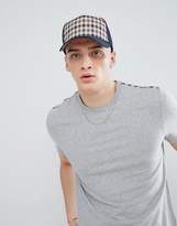 Thumbnail for your product : Aquascutum London Southport Check Shoulder T-Shirt In Gray