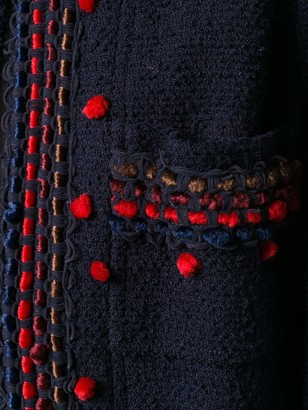 Chanel Pre Owned 1997 Interwoven Thread Jacket