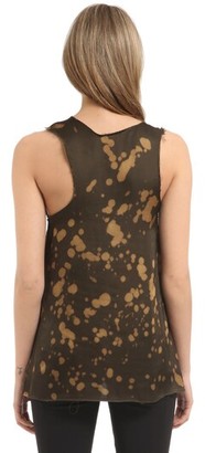 Damir Doma Bleached Washed Satin Tank Top