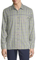 Thumbnail for your product : Hi Tec Sports Usa Hi-Tec Mens Long Sleeve Moisture Wicking Plaid Button-Front Shirt