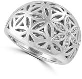 Thumbnail for your product : Effy Sterling Silver Open Work Diamond Pave Ring - 0.04 ctw - Size 7