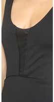 Thumbnail for your product : David Lerner Sleeveless Dress with Leather Insets