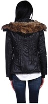 Thumbnail for your product : Romeo & Juliet Couture Woven Padding Jacket w/Fur hood