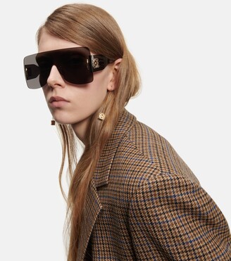 Loewe Anagram square sunglasses - ShopStyle