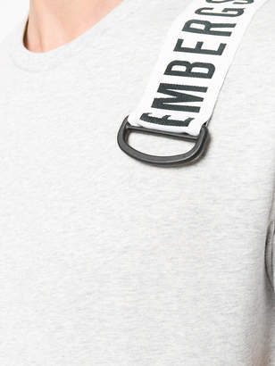 Dirk Bikkembergs buckle-strap logo T-shirt