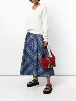 Thumbnail for your product : RED Valentino snake shoulder bag