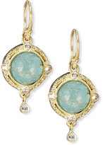 Thumbnail for your product : Armenta Old World Midnight Turquoise & Quartz Doublet Earrings with Diamonds