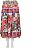 Thumbnail for your product : Dolce & Gabbana Majolica Pleated Skirt