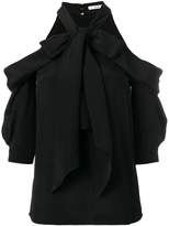 Thumbnail for your product : Erdem ruffle cold shoulder blouse