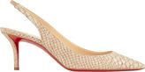 Thumbnail for your product : Christian Louboutin Apostrophy Slingback Pumps-Nude