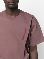 Thumbnail for your product : Y/Project logo-embroidered organic cotton T-shirt