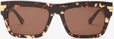 Thumbnail for your product : Bottega Veneta Rectangular Tortoiseshell-acetate Sunglasses
